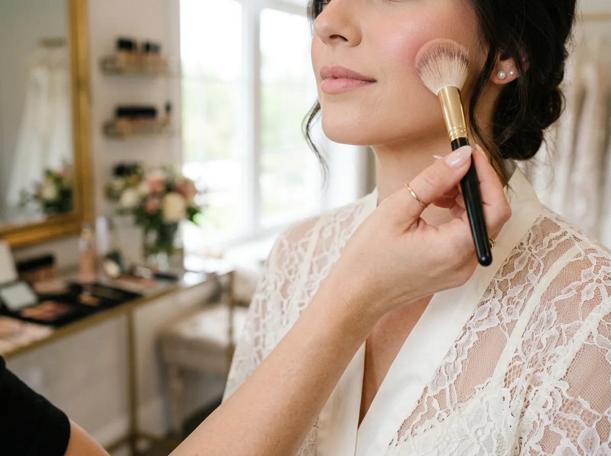Bridal makeup at Salon DP Lorana